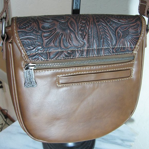 Trinity Ranch Cross Body Brown Purse - Picture 2 of 8